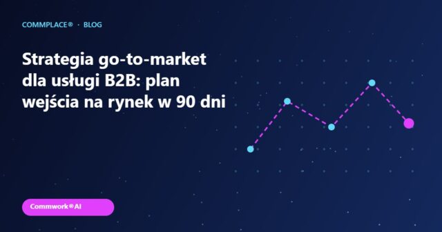 Strategia go-to-market dla usługi B2B: plan wejścia na rynek w 90 dni