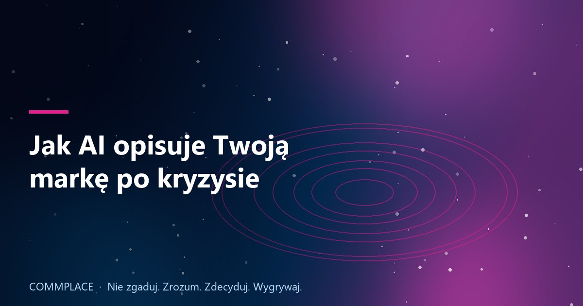 Jak AI opisuje Twoją markę po kryzysie