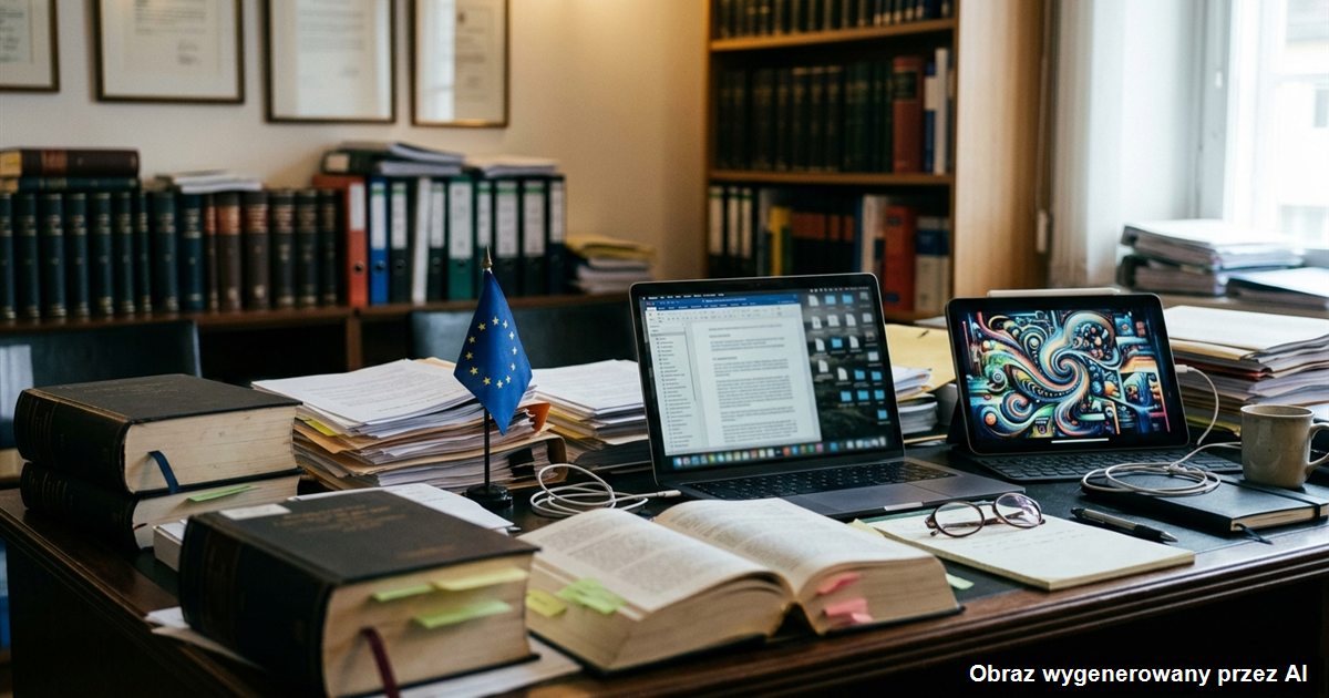 AI i prawo autorskie: Komisja Europejska zbiera uwagi do 3 listopada 2026 (obraz wygenerowany przez AI)