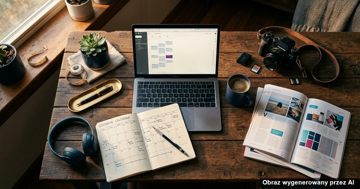 Content marketing – co to jest, jak działa i od czego zacząć (obraz wygenerowany przez AI)