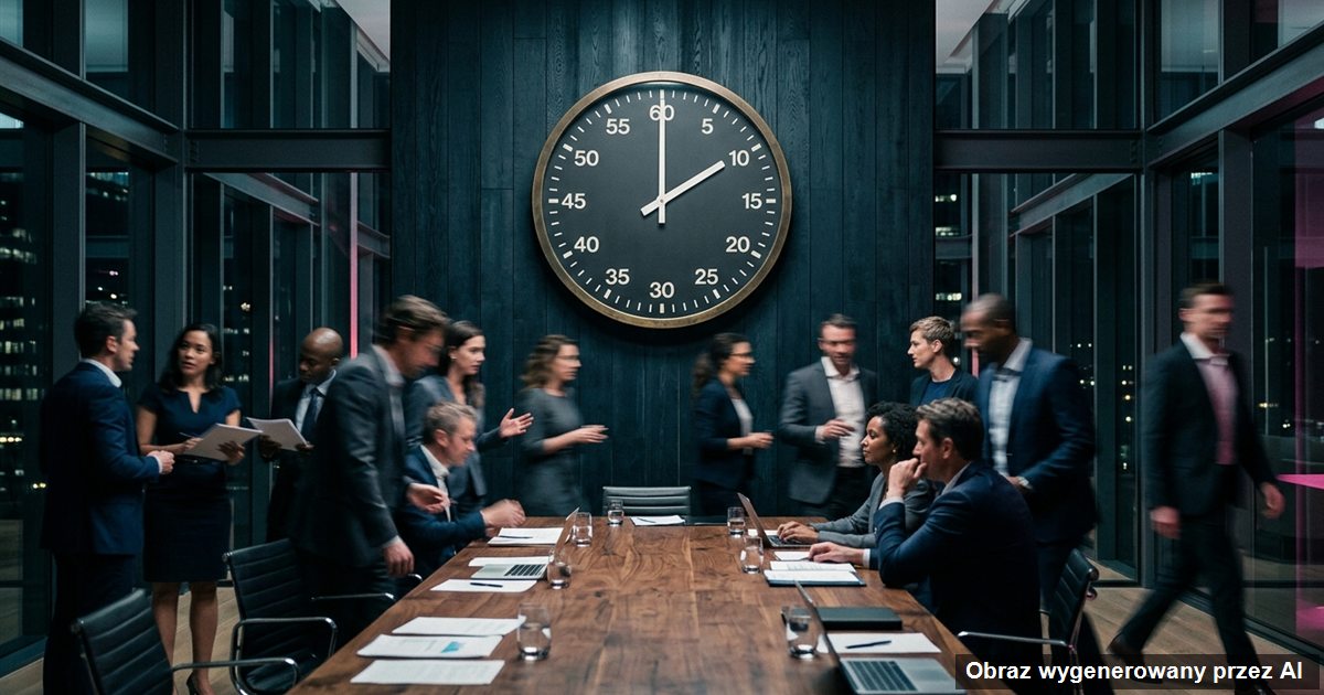 Pierwsze 60 minut kryzysu: co robi zarząd (obraz wygenerowany przez AI)