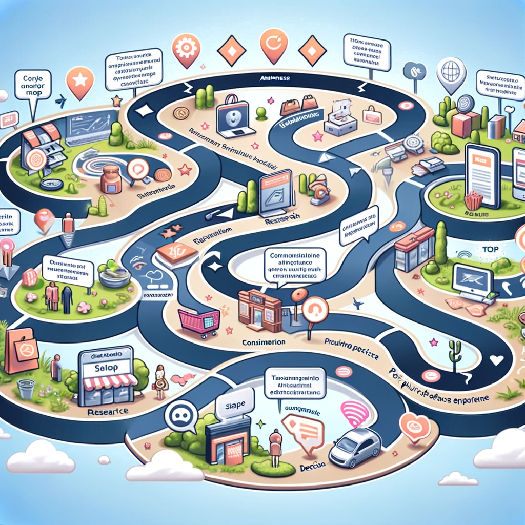 customer shopping path